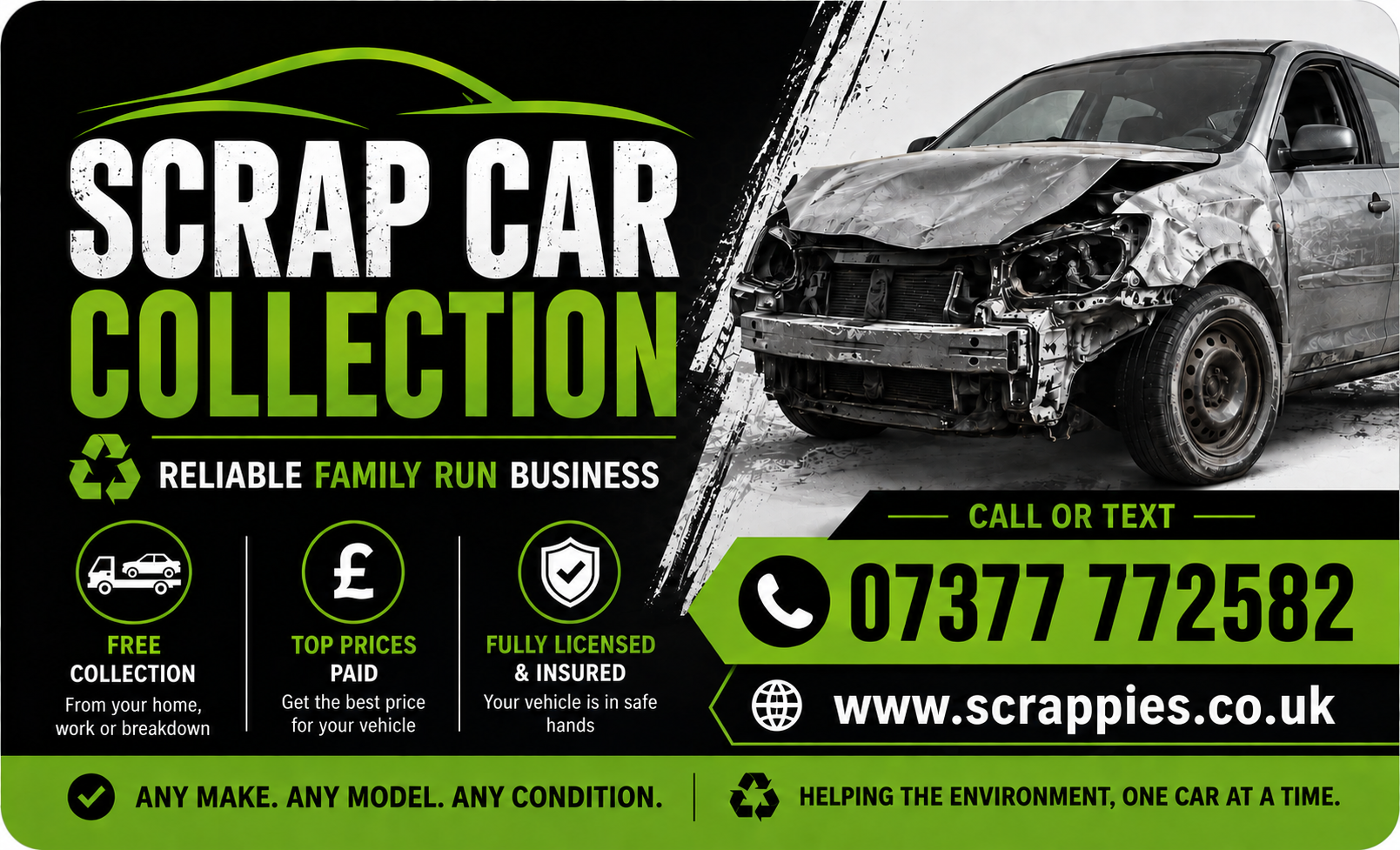 Scrappies scrap car collection